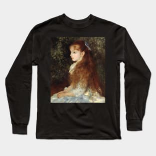 Portrait of Mademoiselle Irene Cahen d'Anvers by Renoir Long Sleeve T-Shirt